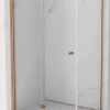 Mexen Mist-F cabine de douche pliante gauche 70 x 80 cm, transparent, cuivre brossé - 8A6T-070-080-65-00-L* Cabine De Douche