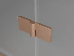 Mexen Mist-F cabine de douche pliante gauche 70 x 80 cm, transparent, cuivre brossé - 8A6T-070-080-65-00-L* Cabine De Douche