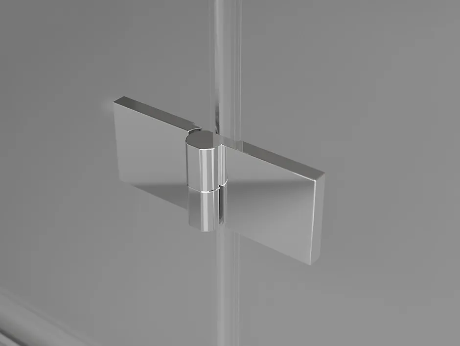 Mexen Mist-F Duo cabine de douche pliante droite 100 x 120 cm, transparent, chrome - 8A6-100L-120P-01-00* Cabine De Douche