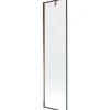 Mexen Next paroi de douche à 1 volet 50 x 150 cm, cadre noir, or rose - 895-050-000-00-70-60