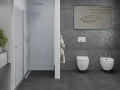 Mexen Pretoria porte de douche à ouverture battante 60 cm, transparent, chrome - 852-060-000-01-00