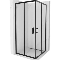 Mexen Rio cabine de douche carrée 90 x 90 cm, transparente, noire - 860-090-090-70-00* Cabine De Douche