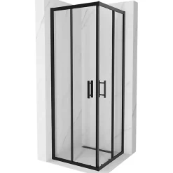Mexen Rio cabine de douche carrée 70 x 70 cm, transparente, noire - 860-070-070-70-00* Cabine De Douche
