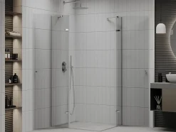 Mexen Roma Duo cabine de douche pivotante 120 x 90 cm, transparent, chrome - 854-120-090-02-00* Paroi De Douche