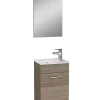 Vitra Mia ensemble meuble 39x61x28 cm avec miroir, lavabo et éclairage LED, Cordoba (MIASET40C)