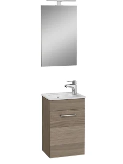 Vitra Mia ensemble meuble 39x61x28 cm avec miroir, lavabo et éclairage LED, Cordoba (MIASET40C)