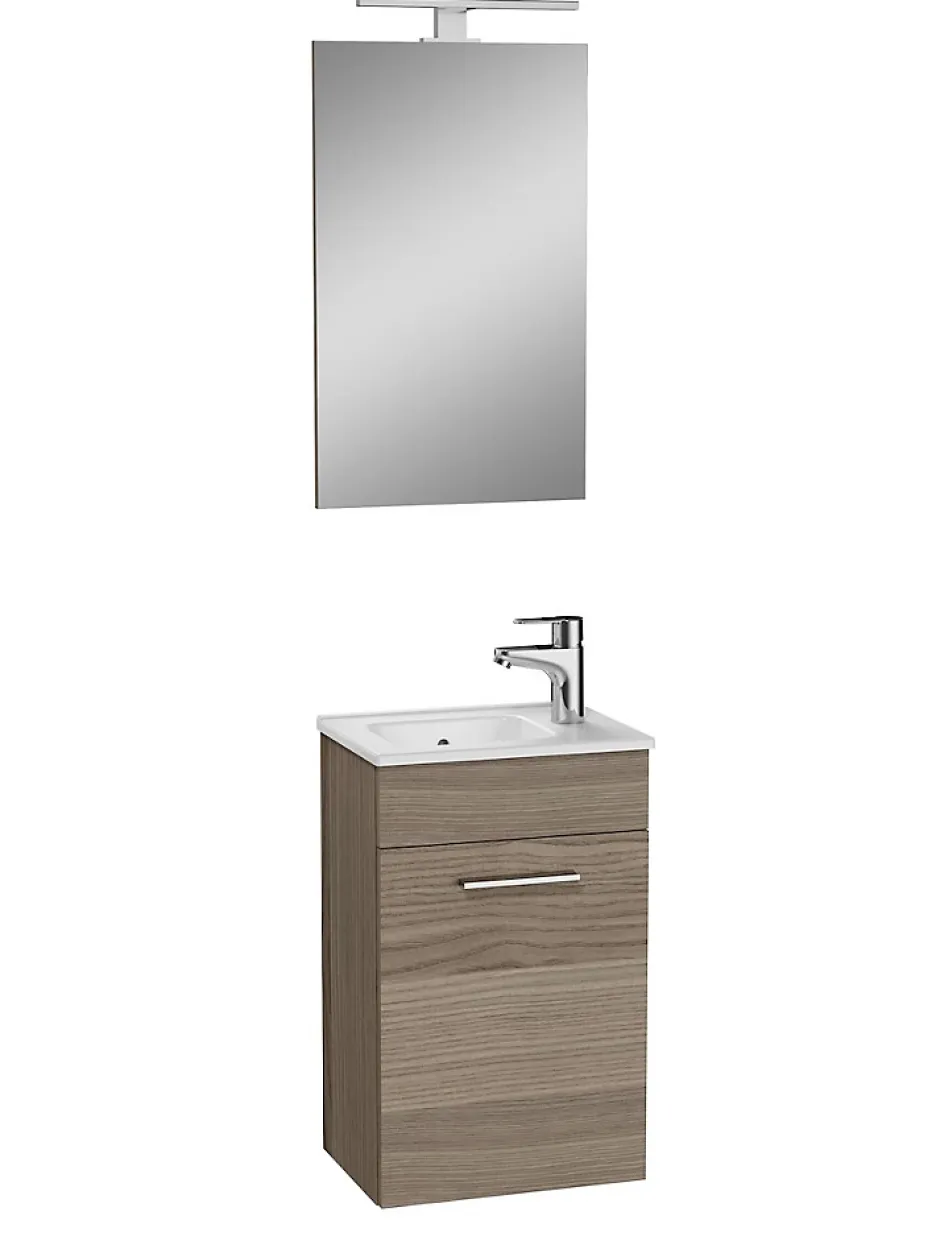 Vitra Mia ensemble meuble 39x61x28 cm avec miroir, lavabo et éclairage LED, Cordoba (MIASET40C)