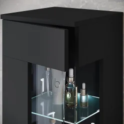 MINIO go for it , ensemble de meubles de salle de bain NIKITA noir, 4 pièces* Ensemble Meuble De Salle De Bains