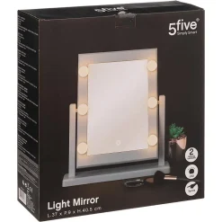 5Five Miroir à led 40x37 cm Blanc -