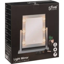 5Five Miroir à led 40x37 cm Blanc -