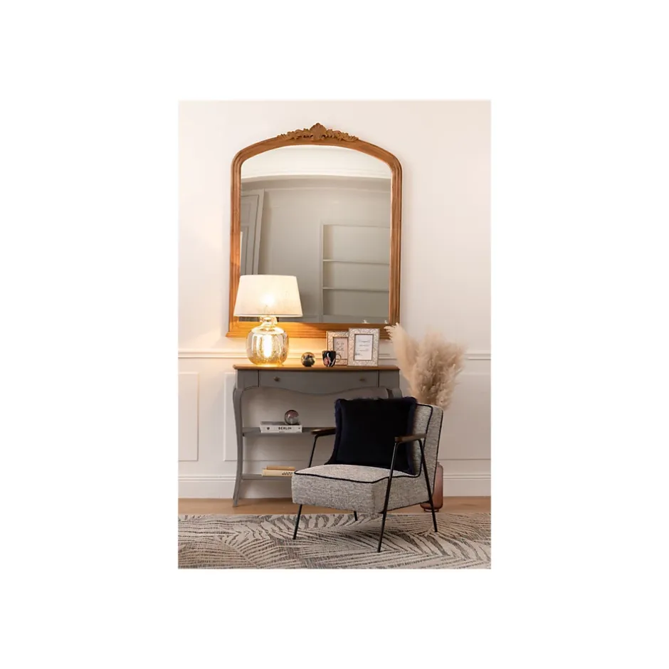 Hellin Miroir à moulures en bois de style romantique H145 - BETSY* Miroir Simple