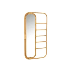 Hellin Miroir à poser avec échelle en rotin naturel - KRUGER* Miroir Simple