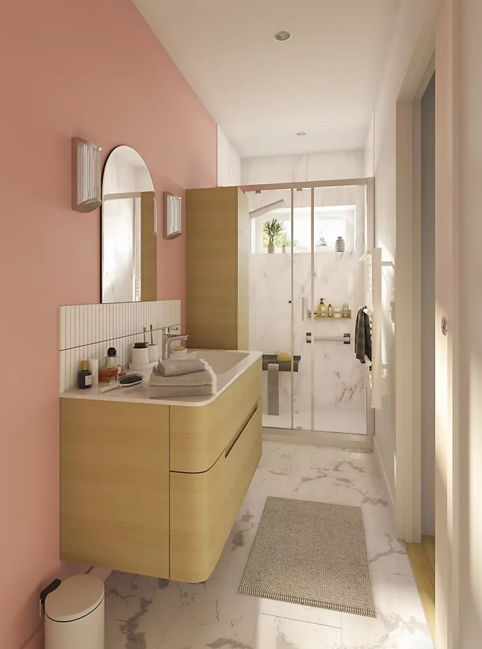 Cooke & Lewis Miroir arche Gansey 70 x 50 cm