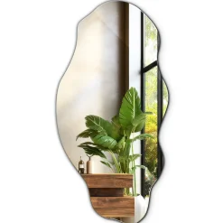 Tulup Miroir asymétrique 50 x 100 moderne 1 pièce