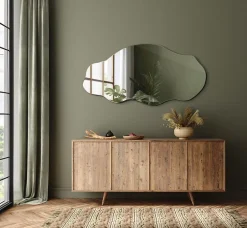 Tulup Miroir asymétrique 50 x 100 moderne 1 pièce