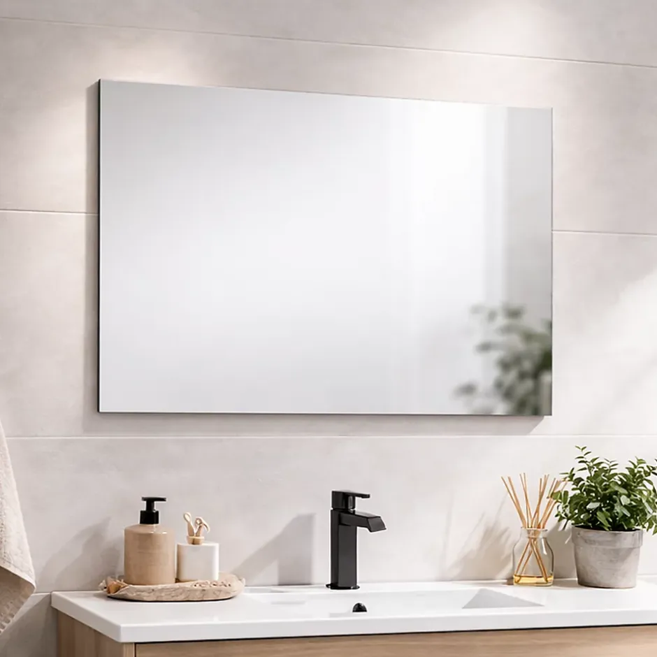 Kiamami Valentina Miroir Avec Bordure À Bord Lisse 60X80 Réversible* Miroir Grossissant