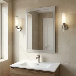 Cooke & Lewis Miroir avec cadre 60 x 40 cm* Miroir Simple