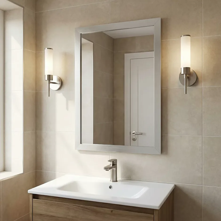 Cooke & Lewis Miroir avec cadre 60 x 40 cm* Miroir Simple