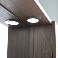 Kiamami Valentina Miroir Avec Rangement Latéral Droit En Chêne Fumé Effet Bois* Armoire De Toilette