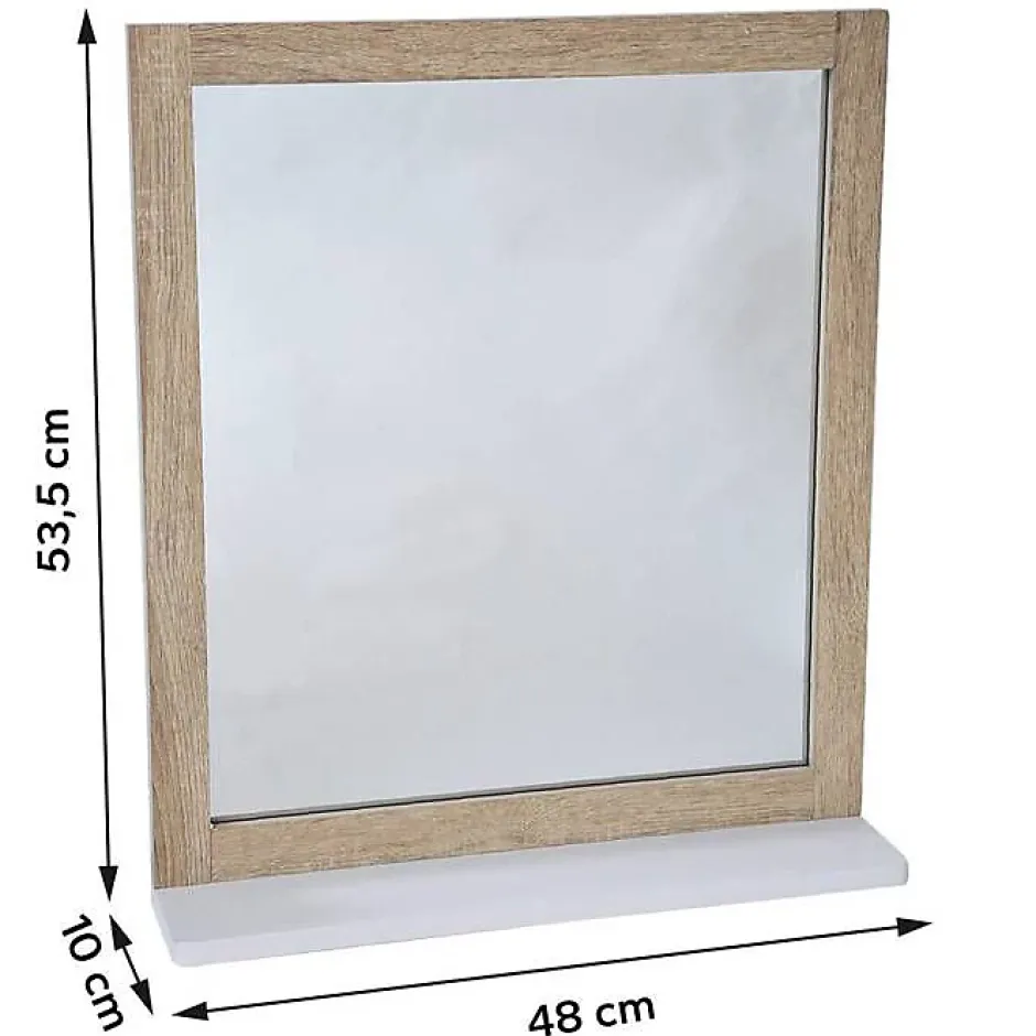 Tendance Miroir avec tablette Stockholm