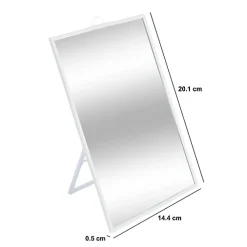 5Five Miroir basique sur pied 15X20 - Blanc-* Miroir Simple