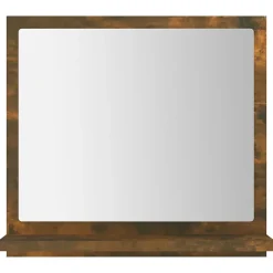 Helloshop26 Miroir de bain 40 x 10,5 bois beige