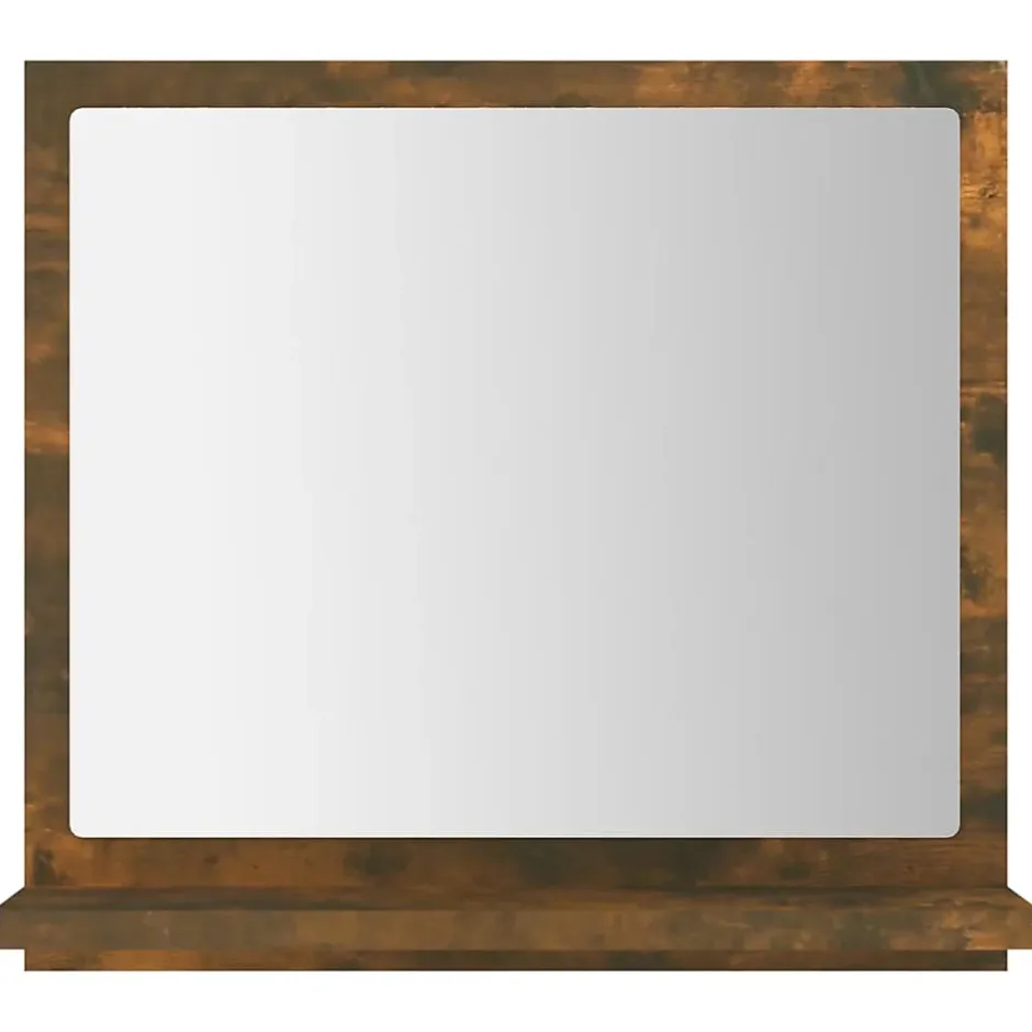 Helloshop26 Miroir de bain 40 x 10,5 bois beige