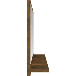 Helloshop26 Miroir de bain 60 x 10,5 bois marron