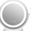 Giantex Miroir de Maquillage Pivotant 3 Couleurs et Luminosité Réglables Contrôle Tactile* Miroir Grossissant Lumineux