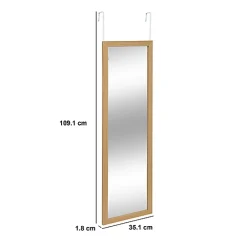 5Five Miroir de porte Tasso - Marron-