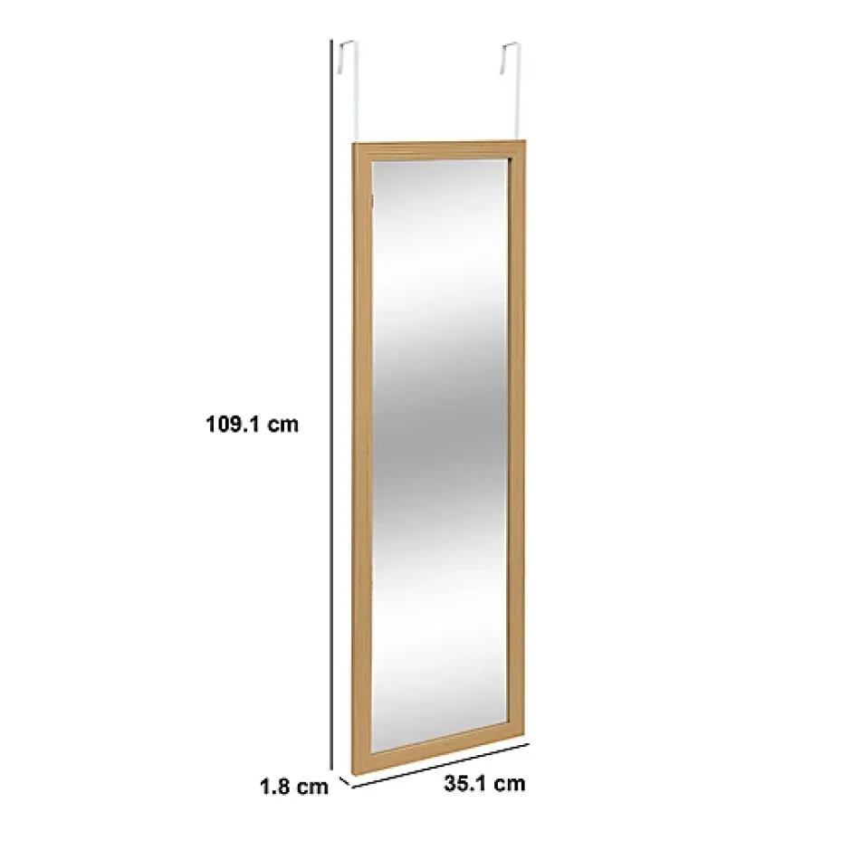 5Five Miroir de porte Tasso - Marron-
