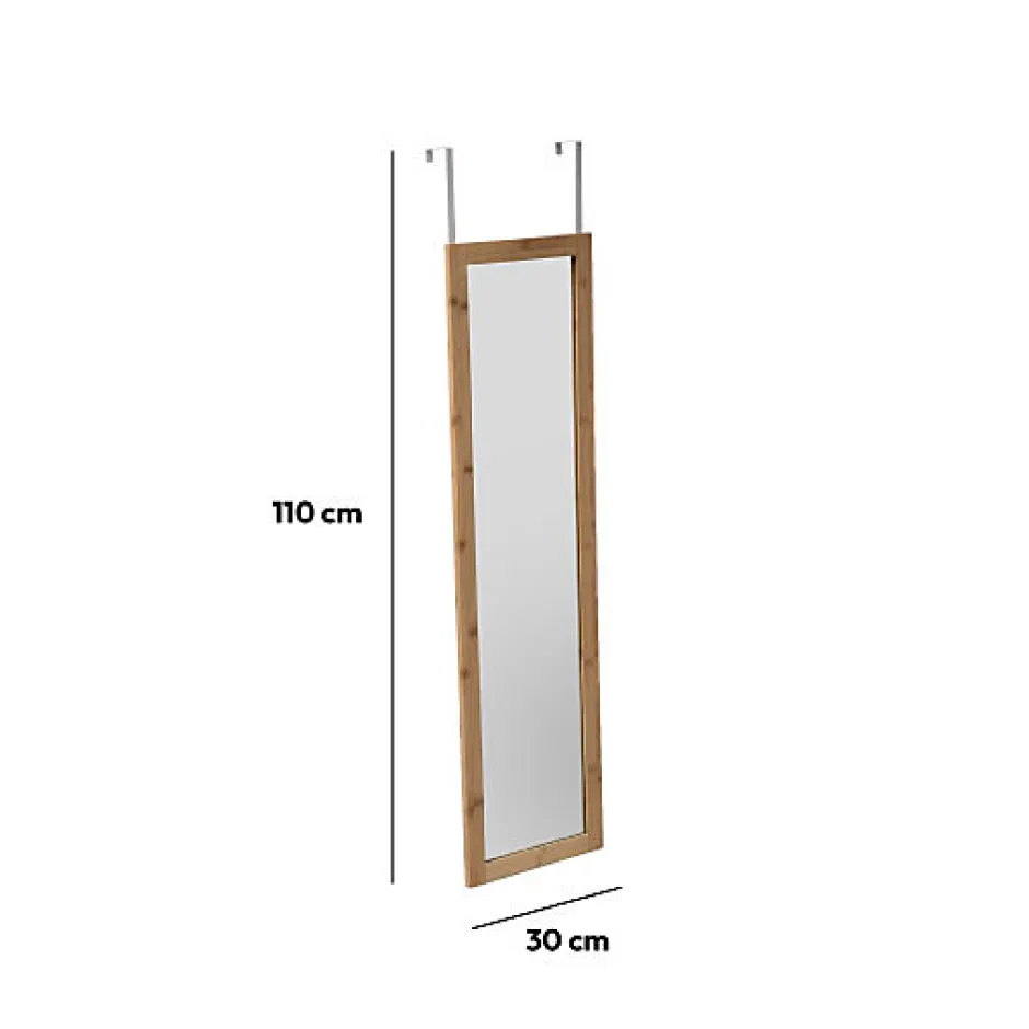 5Five Miroir de porte 110x30 cm Bambou -
