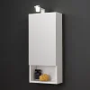 Kiamami Valentina Miroir De Rangement À Une Porte Avec Lampe Led Et Compartiment Ouvert* Armoire De Toilette