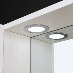 Kiamami Valentina Miroir De Rangement Inglesina Avec Étagère De Rangement Et Armoires Latérales
