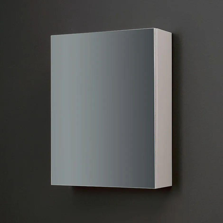 Kiamami Valentina Miroir De Rangement Mural À Une Porte Avec Tablette Interne En Verre* Armoire De Toilette