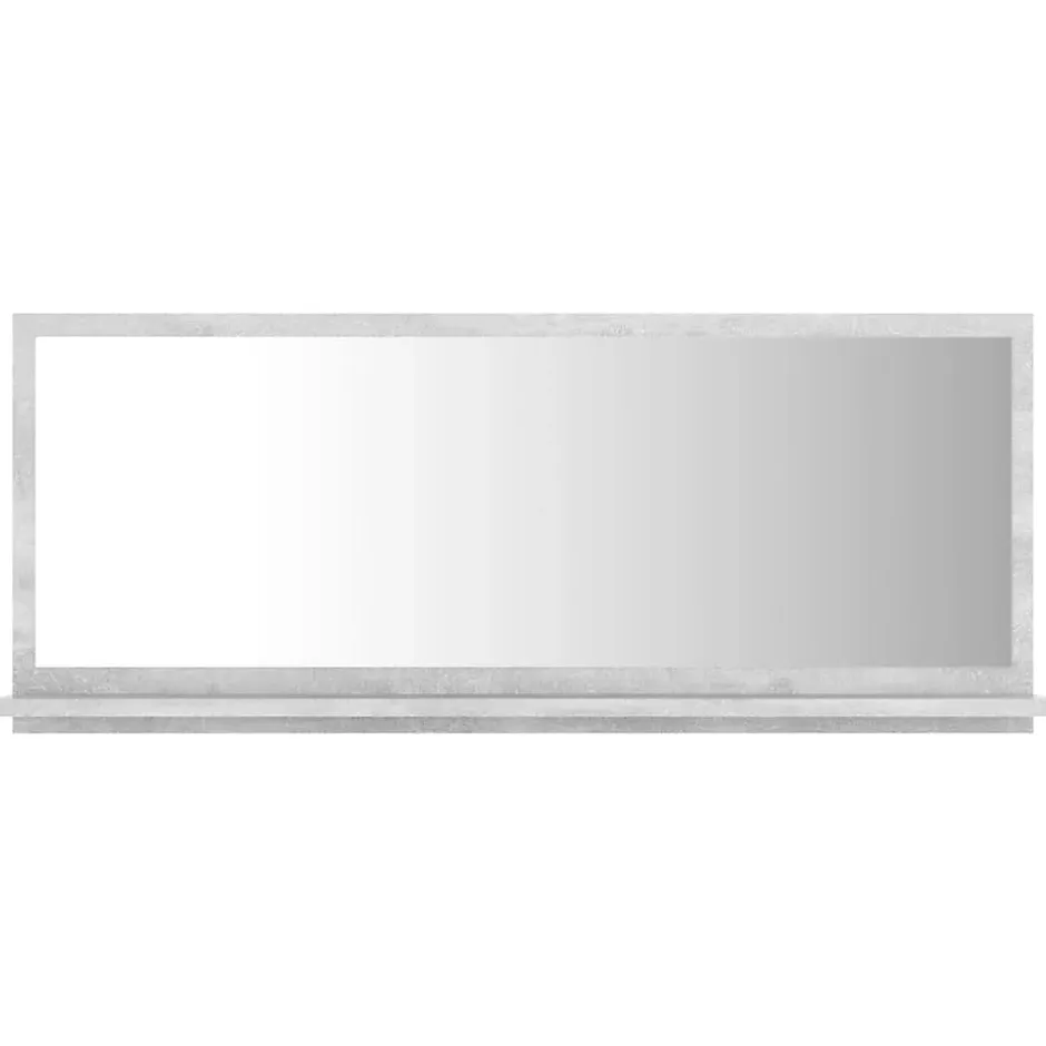 Helloshop26 Miroir de salle de bain 90 gris