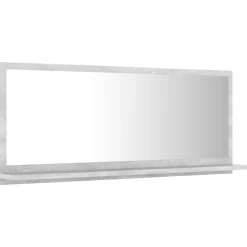 Helloshop26 Miroir de salle de bain 90 gris