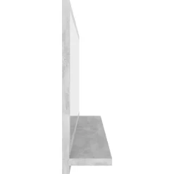 Helloshop26 Miroir de salle de bain 90 gris