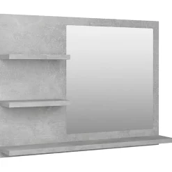 Helloshop26 Miroir de salle de bain 60 gris