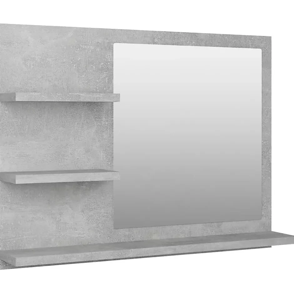 Helloshop26 Miroir de salle de bain 60 gris