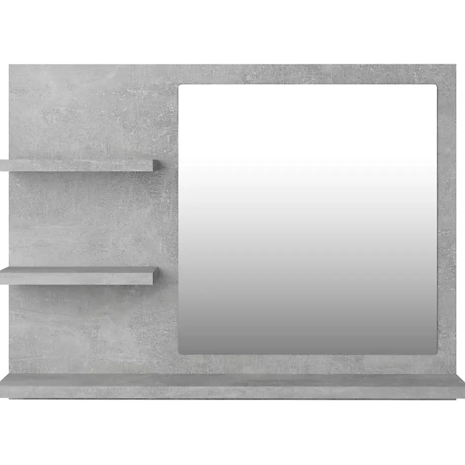 Helloshop26 Miroir de salle de bain 60 gris