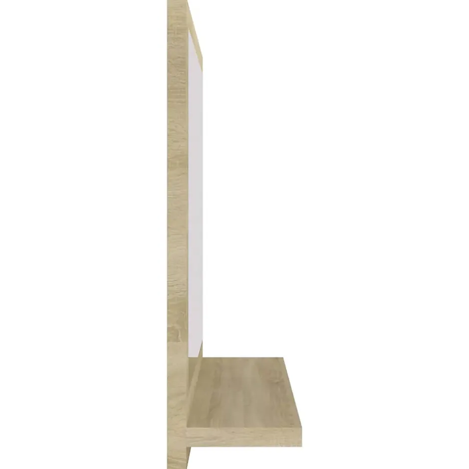 Helloshop26 Miroir de salle de bain 40 beige* Miroir Simple
