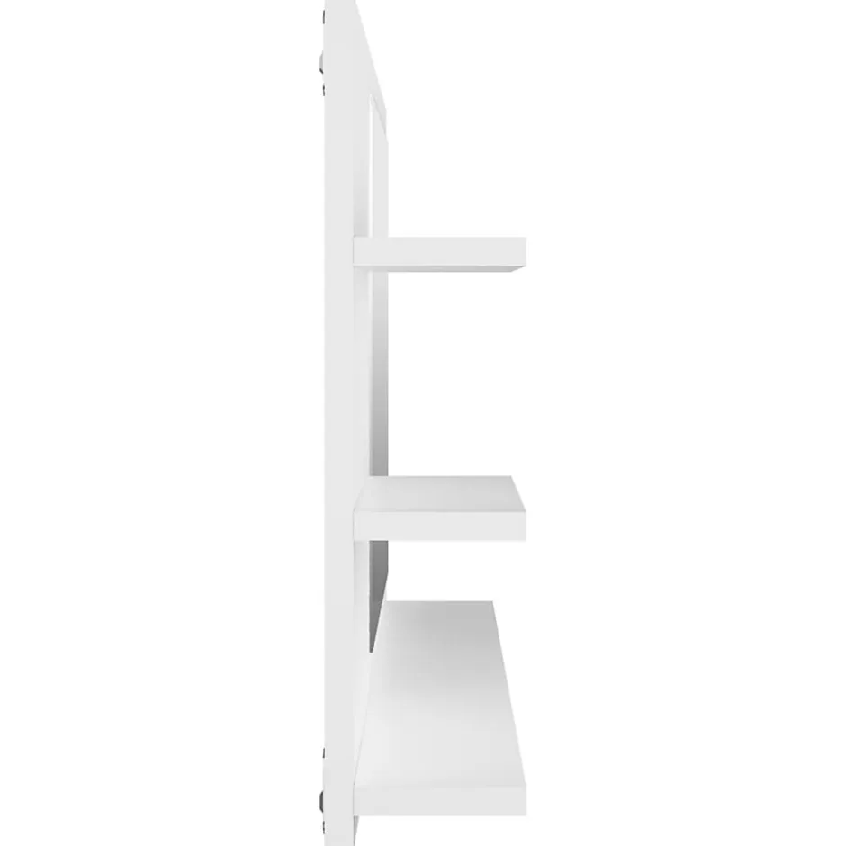 Helloshop26 Miroir de salle de bain 3 blanc