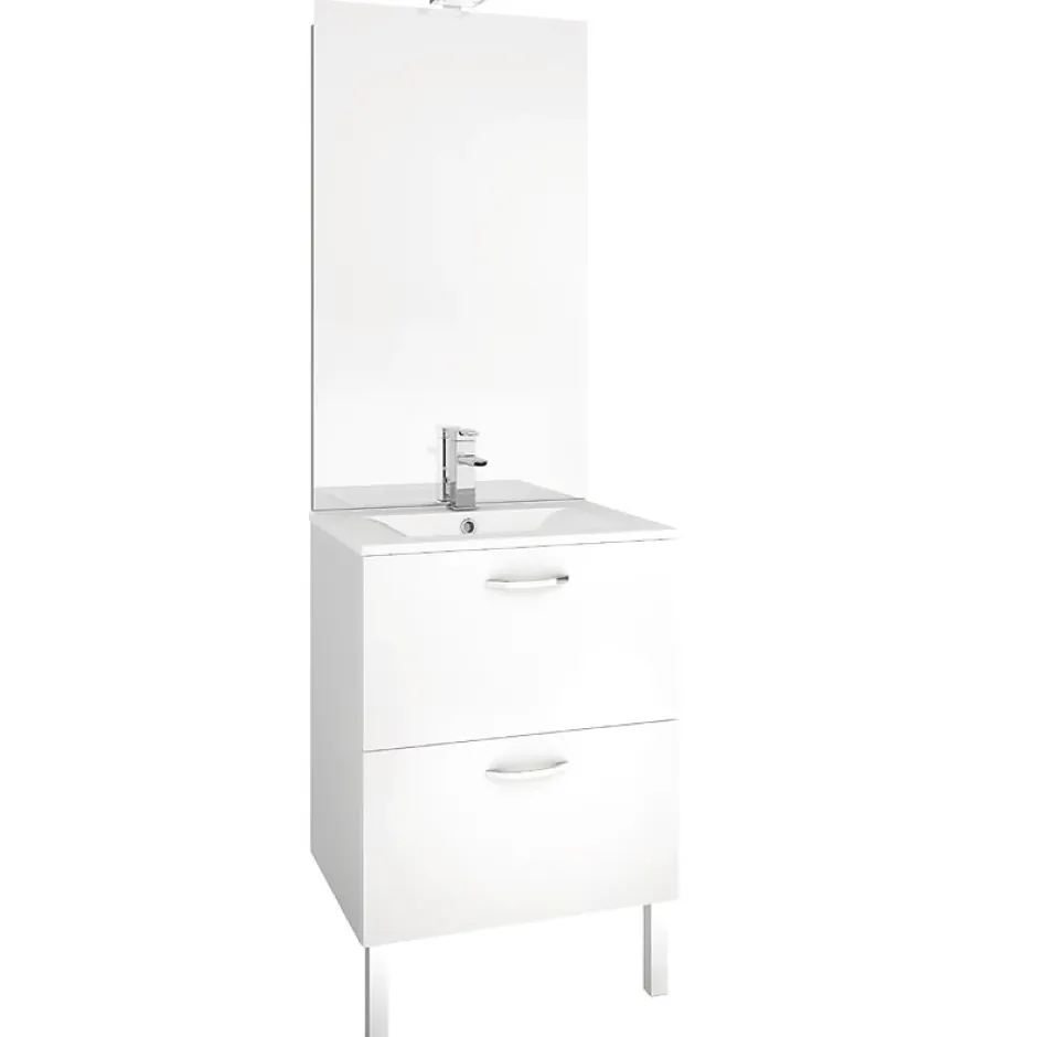 Autres Miroir de Salle de bain 60 x 100 cm Crédence EkoLine AQUARINE 228499* Miroir Simple