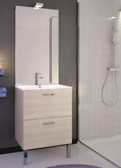 Autres Miroir de Salle de bain 60 x 100 cm Crédence EkoLine AQUARINE 228499* Miroir Simple