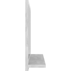 Helloshop26 Miroir de salle de bain 40 gris* Miroir Simple