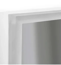 Focco Miroir de salle de bain carré avec lumière LED - lumière blanche froide (5700K) - 60 x 60cm - Modèle Oslo