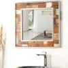 Wanda Collection Miroir de salle de bain Factory teck métal 70x70* Miroir Simple