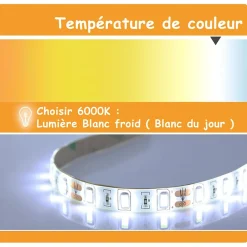 AICA Sanitaire Miroir de salle de bain LED intégrée avec anti-buée 80x60cm Horizontal/Vertical Blanc froid,
