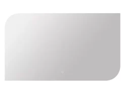 Vente-unique Miroir de salle de bain lumineux rectangulaire anti-buée avec bouton tactile - 120 x 70 cm - REVALUNA* Miroir Simple